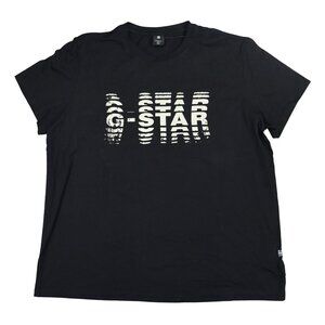 G-Star Raw XXL Branded Shatter Style Graphic Print Men's Fashion T-Shirt NWT